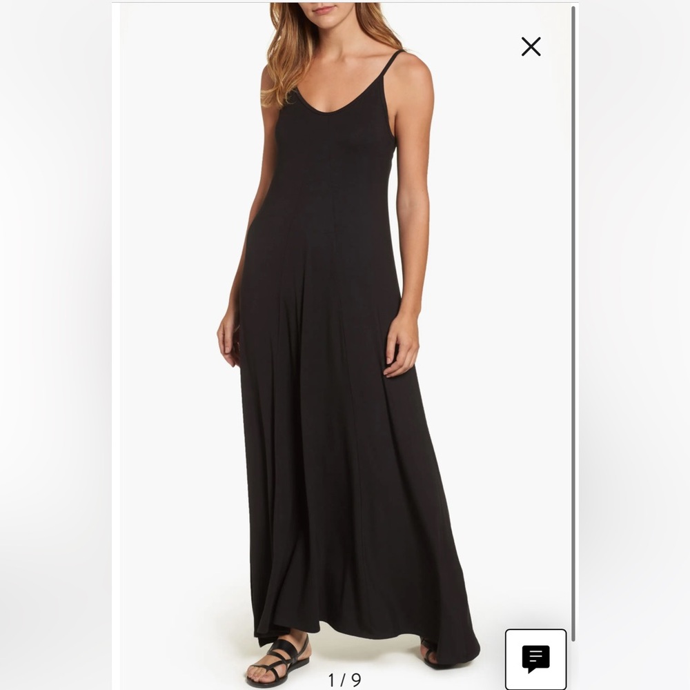 Alfani Intimates black maxi dress